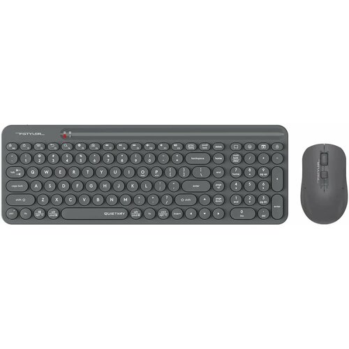 Комплект мыши и клавиатуры A4Tech Fstyler FG3300 Air серый/серый