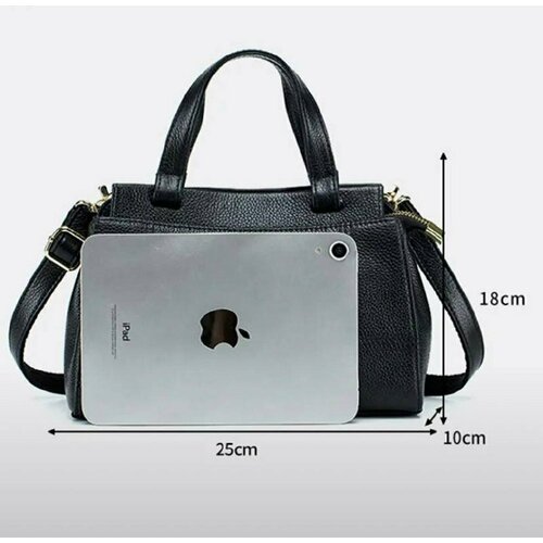 фото Сумка саквояж bgt-bl818-1, фактура зернистая, черный