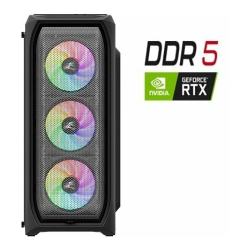 Компьютер CyberX - i513400 D5 Intel Core i5-13400F 25 ГГцDDR5 32 ГБSSD 1000ГБNVIDIA GeForce RTX 4060Ti 8 ГБ 160990₽