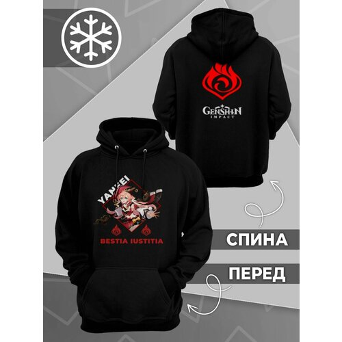 фото Худи , размер l (48-50), черный printech