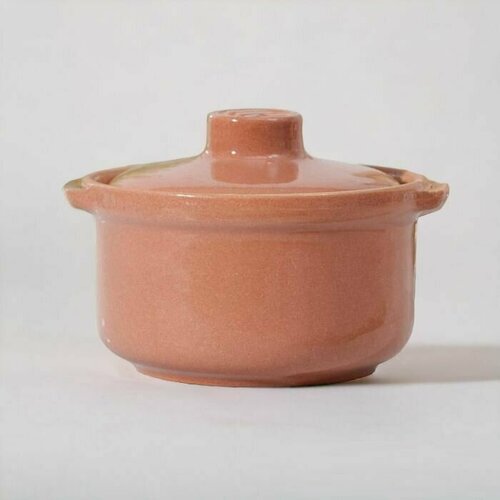 Глиняная супница с крышкой 500 мл