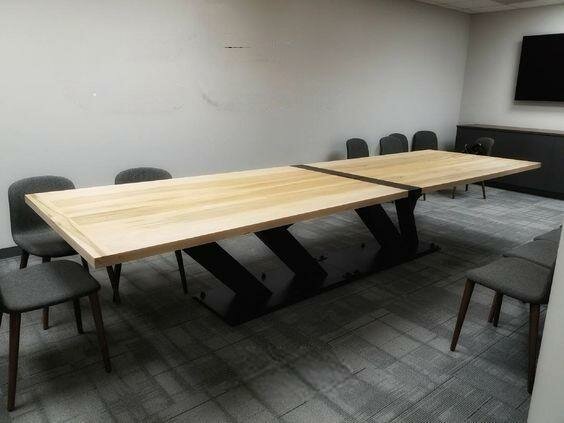 фото Конференц-стол для переговоров, промышленный дизайн Кампи, 220*120 см