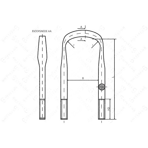 STELLOX 84-64215-SX (20581451 / 20582112 / 5010137471S) стремянка 151xm24x2x370-u hd 65\ rvi magnum / premium