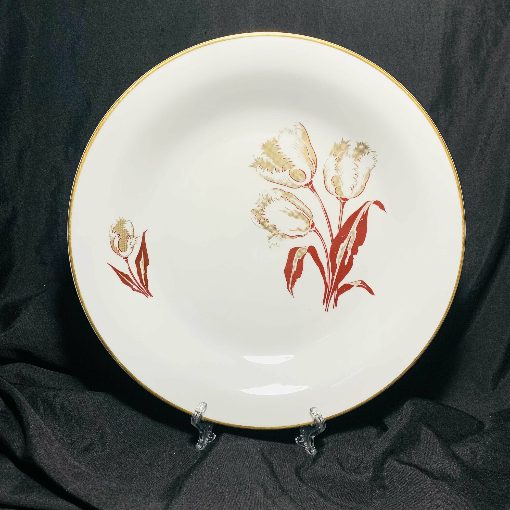 фото Круглое фарфоровое блюдо ГДР