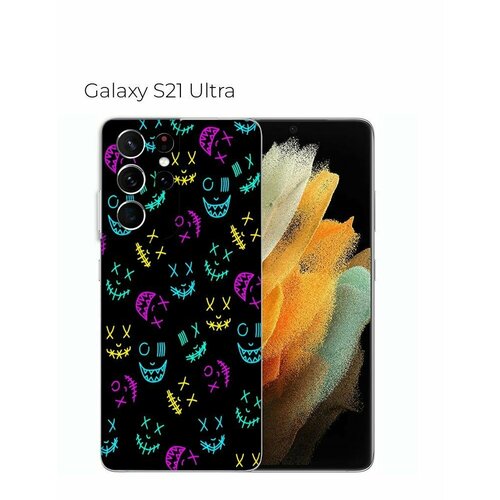 Гидрогелевая пленка на Galaxy S21 Ultra заднюю панель / защитная пленка для Samsung Galaxy S21 Ultra гидрогелевая защитная плёнка для samsung galaxy s21 ultra матовая на заднюю панель не стекло
