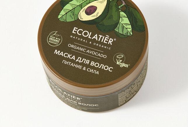 Маска для волос Ecolatier Organic Avocado Питание & Сила 250мл - фото №8