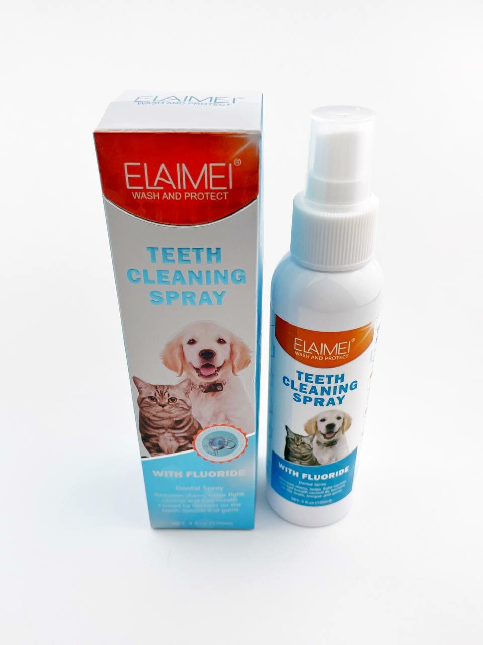 Elaimei Teeth cleaning spray спрей для полости рта животных - фотография № 13