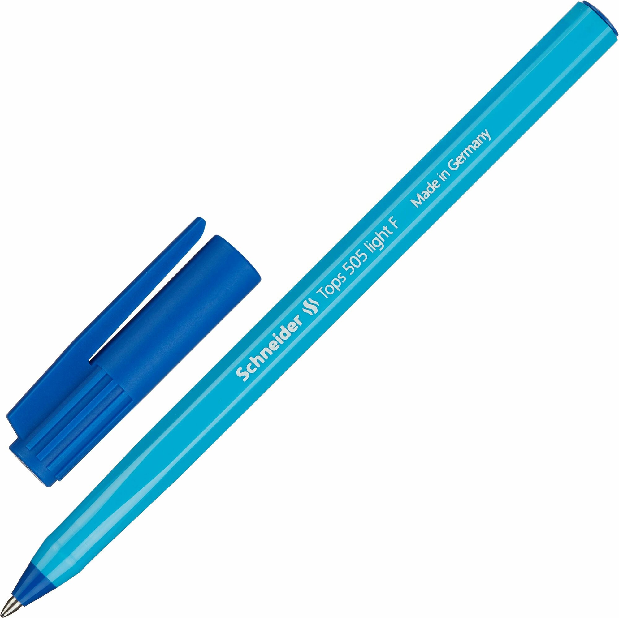 Ручка шариковая неавтомат. Schneider Tops505F LightМ0,4, мас, син150523