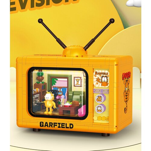 Конструктор 3D из миниблоков Balody Гарфилд ТВ, 1056 деталей - BA20145