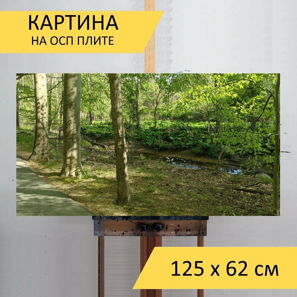 Картина на ОСП 125х62 см. 