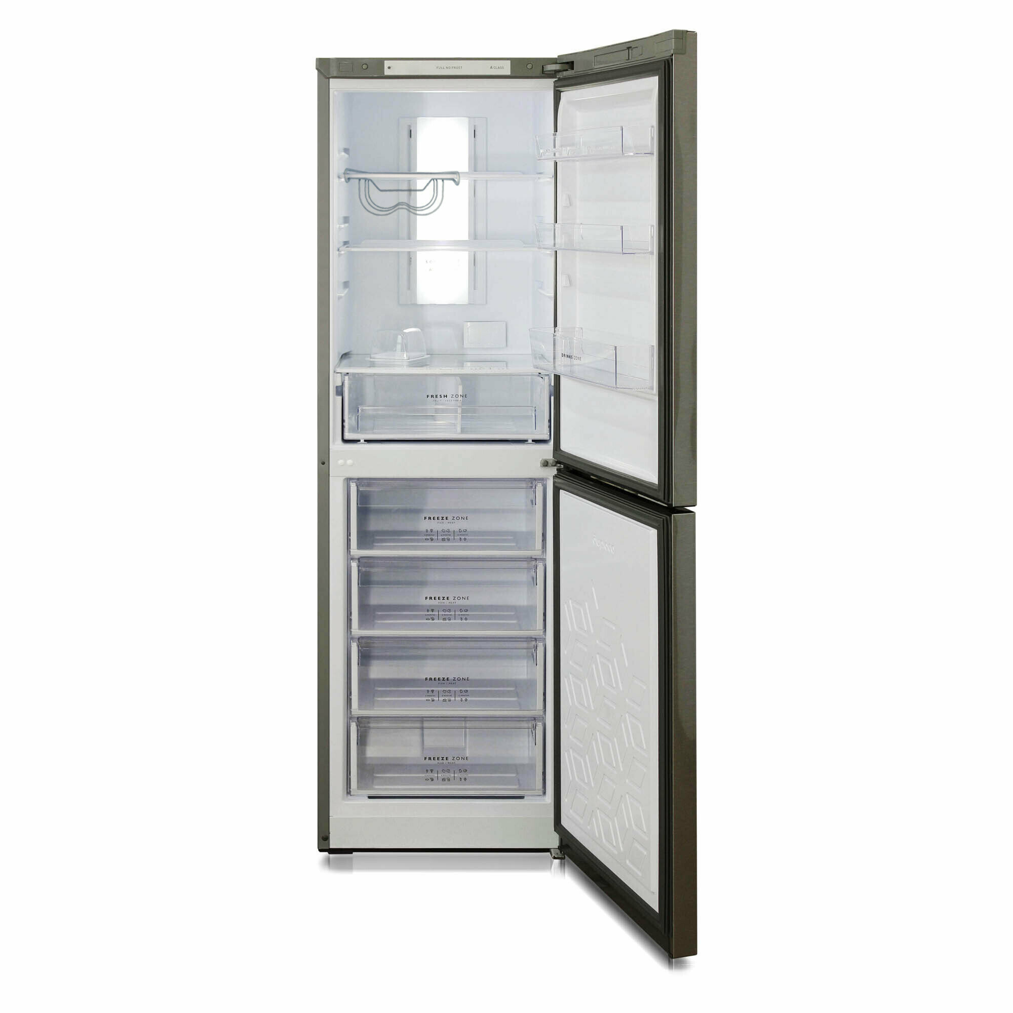 Холодильник Бирюса Б-i940nf Нержавейка (двухкамерный) . - фотография № 3
