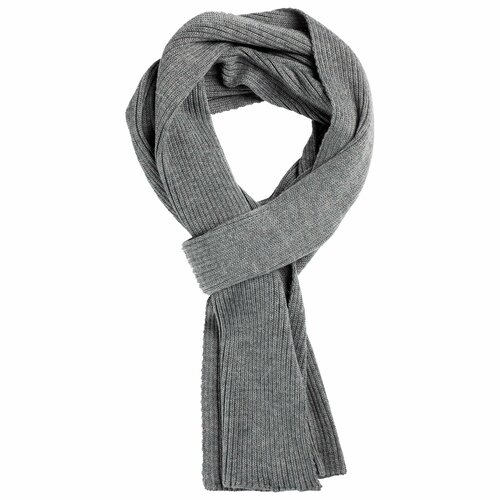 Шарф Sherst,200х23 см, one size, серый шарф stout красный