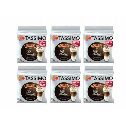 Кофе в капсулах Tassimo Latte Macchiato Baileys, 48 капсул