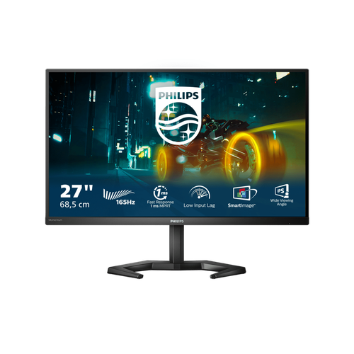 PHILIPS Монитор LCD 27 169 1920х1080FHD IPS nonGLARE 165 Hz 250 cdm2 H178V178 11001 167M 1ms 2xHDMI DP Height adj Pivot Tilt Swivel Speakers 3Y Black 2599600₽