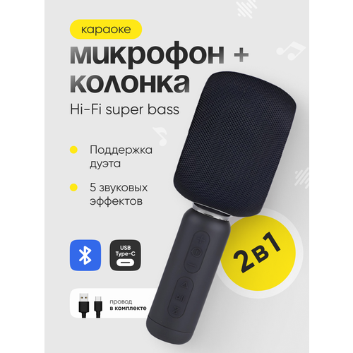 Микрофон караоке беспроводной со встроеной колонкой 2 в 1 199000₽