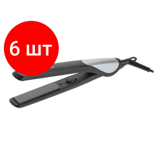 Комплект 6 штук Выпрямитель для волос LORNAY LA-2412 30 Вт 200С керамика шнур 360 LOrnay 321400₽