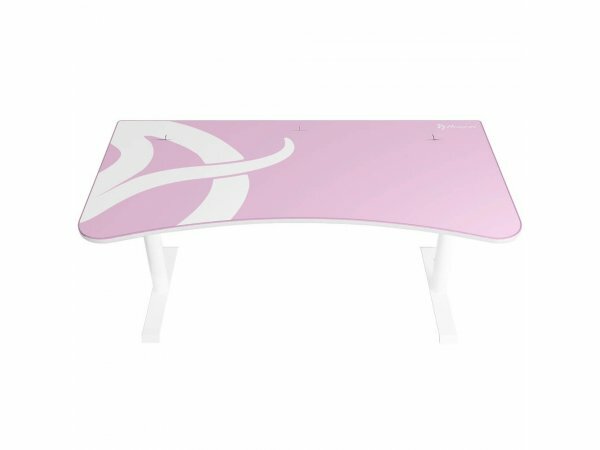 Стол для компьютера Arozzi Arena Gaming Desk - White-Pink