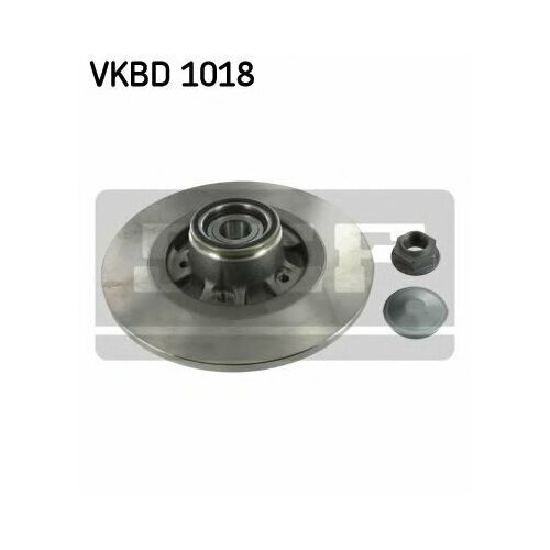 Диск торм RENAULT KANGOO 08- зад 1 шт min 2 шт SKF VKBD1018 16022₽