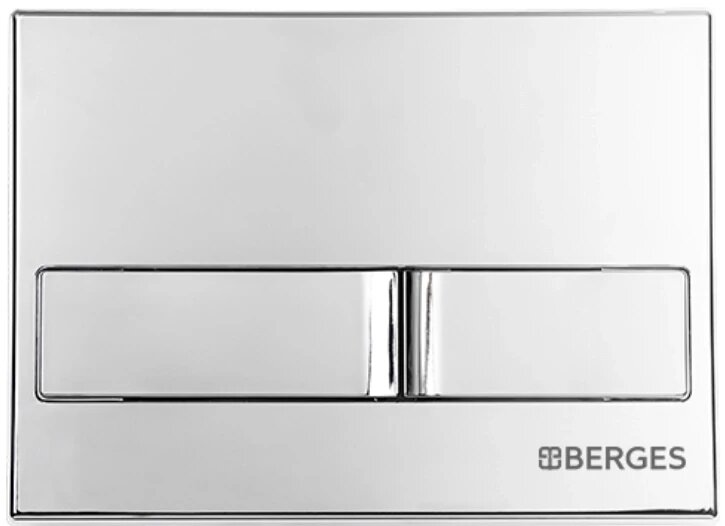 Кнопка смыва Berges Novum L3 040013 для инсталляции хром