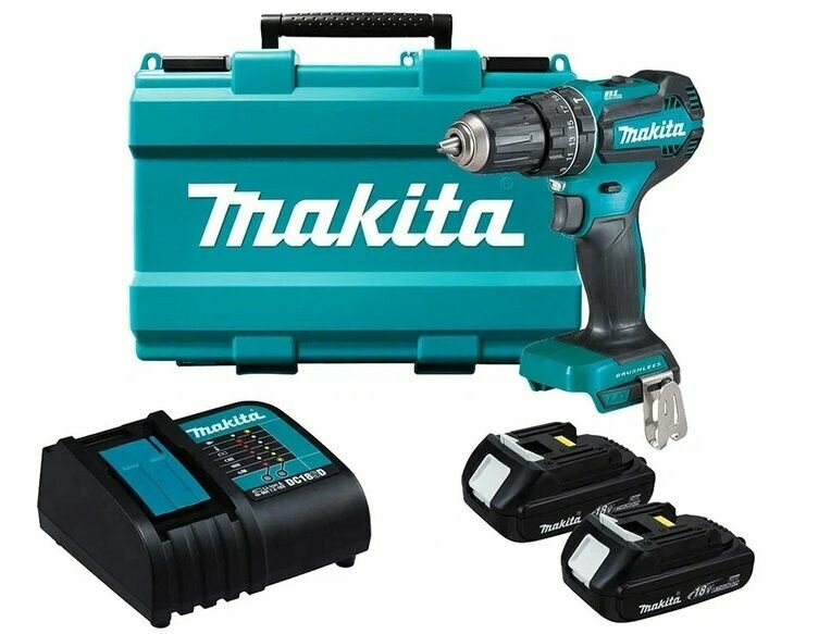 Аккумуляторная ударная дрель-шуруповерт Makita DHP485SYE