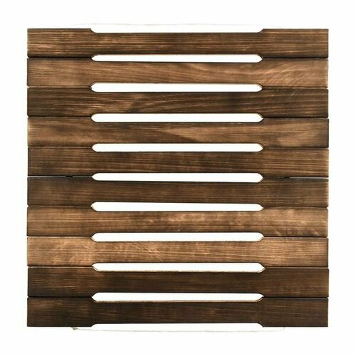 коврик деревянный 500 1 5м ш 120 липа осина Коврик деревянный для бани и сауны, 34х34см обожжённая липа