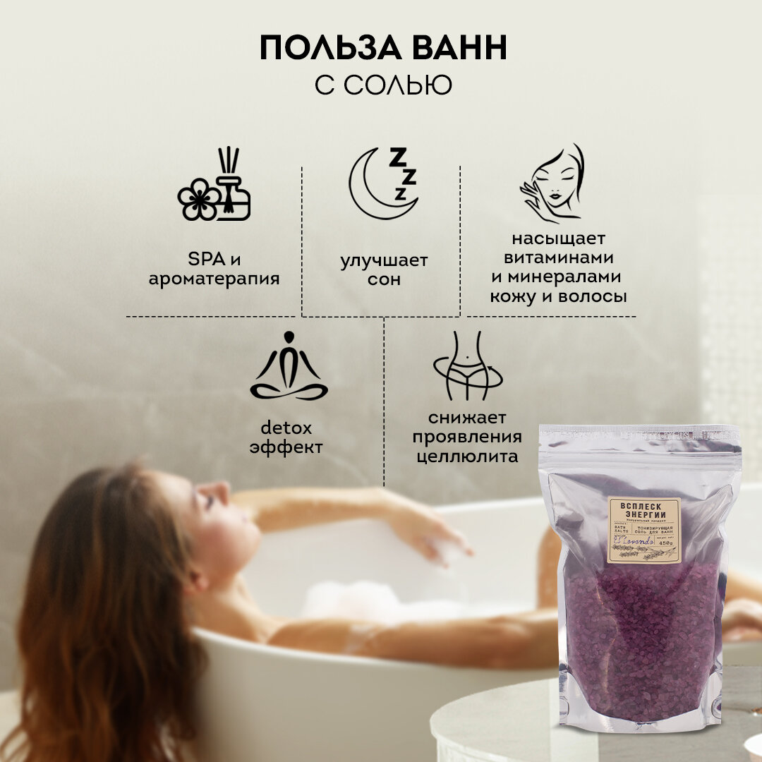 Соль для ванн "El Lavanda" 450г