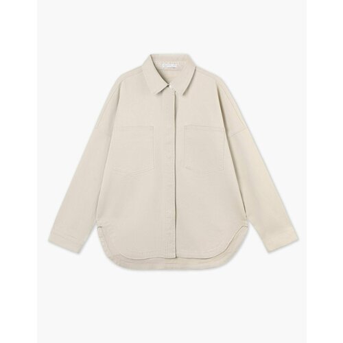 фото Рубашка gloria jeans, размер m (48-52), бежевый