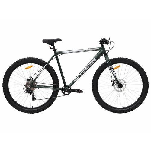 горный велосипед stark slash 29 1 d 2024 18 черно фиолетово серый 165 174 см Горный велосипед Stark Tank 29.2 D+ (2024) 18 Зелено-бело-серый (165-174 см)