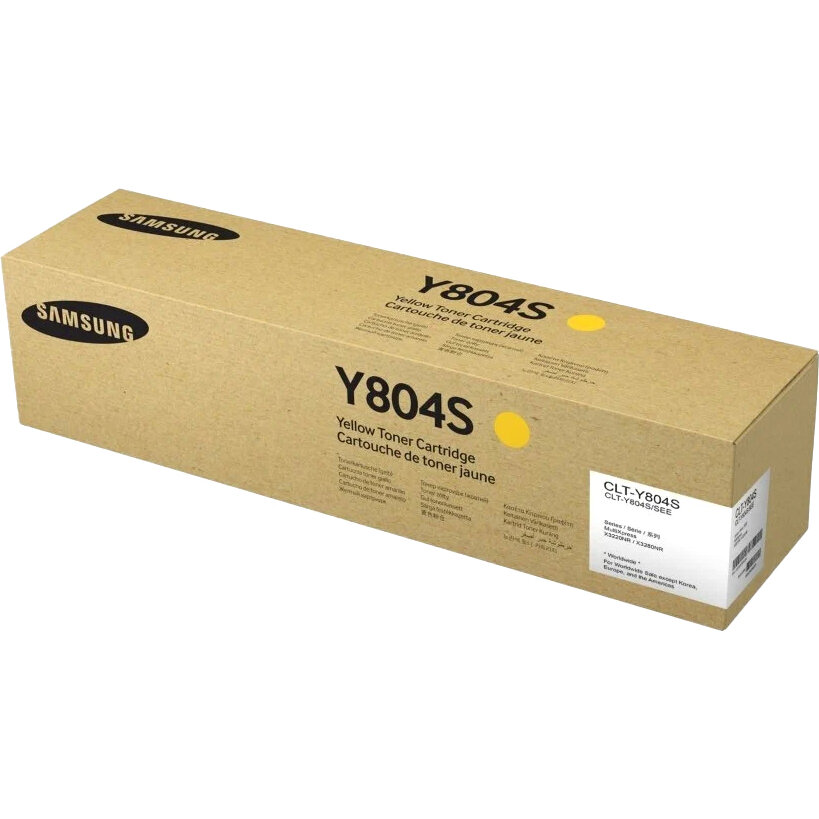 Картридж Samsung SS722A CLT-Y804S для SL-X3280NR желтый - фото №7