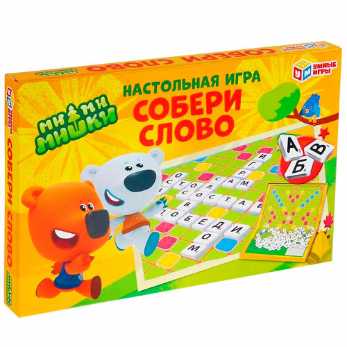 Настольная игра Мимимишки Словодел. Собери слово