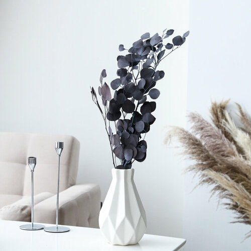 Сухоцвет персикого дерева 50 г длина 70 см цвет фиолетовый 850₽