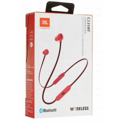 Беспроводные наушники TWS JBL C135BT красный 389000₽