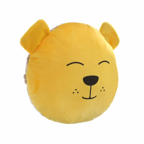 Подушка на подголовник матех MIMIMISH LINE, 33 х 31 х 10 см, желтый