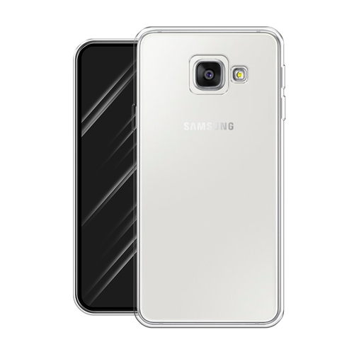 Силиконовый чехол на Samsung Galaxy A3 2016 / Самсунг Галакси A3 2016, прозрачный