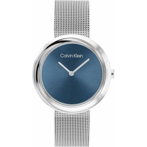 фото Наручные часы calvin klein, синий, серебряный