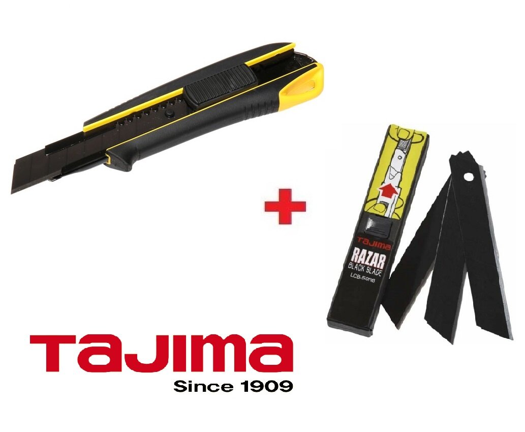 Нож TAJIMA Driver Cutter (DC560RB13) 18мм с автофиксацией +13 лезвий RB