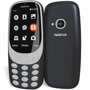 Телефон Nokia 3310 Dual Sim (2017) Global для РФ, SIM+micro SIM, темно-синий