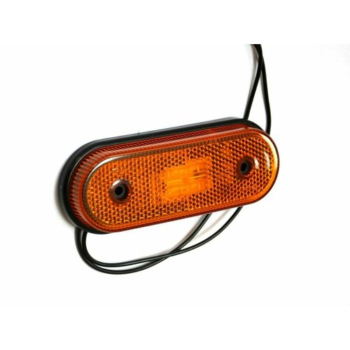 Фонарь габаритный (маркерный) LED 12B/24В боковой желтый