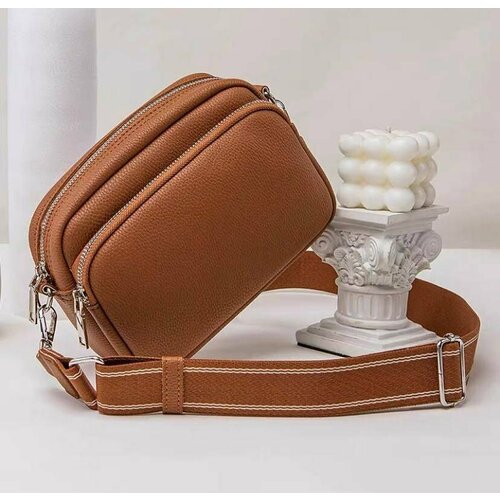 фото Сумка , фактура зернистая, коричневый marseller