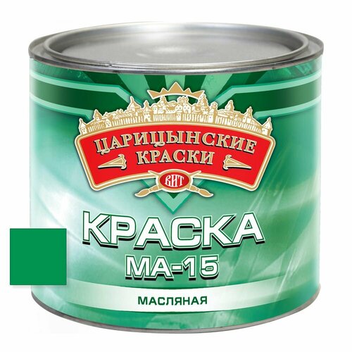 Краска масляная МА-15 ярко-зеленая 26 кгЦарицынские краски 1200₽