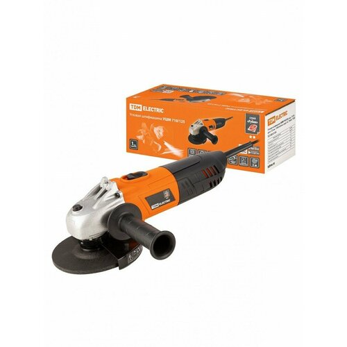 TDM Угловая шлифмашина УШМ 710125 мощ 710 Вт диск 125 мм 11000 обмин шнур 3 м Рубин SQ1080-0104 5 шт 32535₽