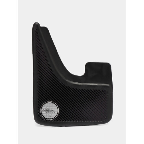 Брызговики универсальные 3D черный металлик катафот металлический комплект 2 штуки 1399₽