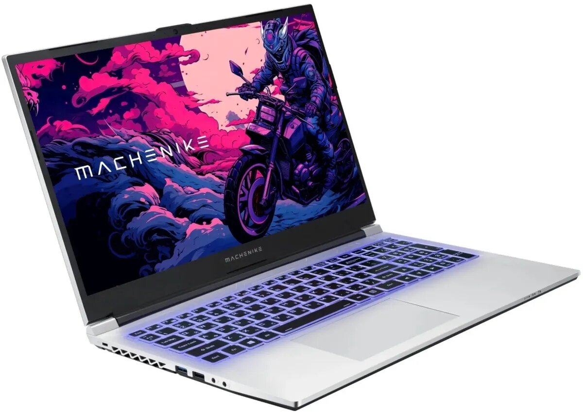 Ноутбук Machenike L15 Pro 15.6" FHD IPS 144Hz/Intel Core i7 12650H/16Gb/SSD512Gb/nVidia GeForceRTX4050/DOS/2.05kg/silver