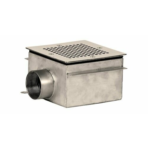 Слив донный для бассейна квадратный 150х150х100 универсальный