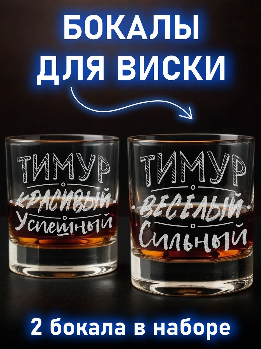 Именной набор для виски Тимур