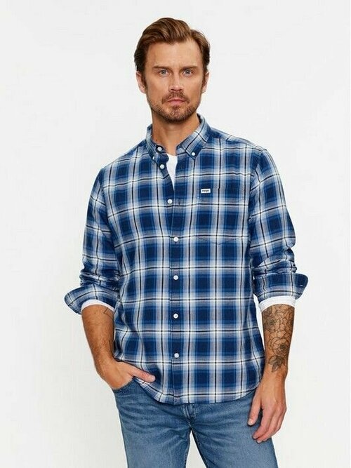 Рубашка Wrangler, размер XL, синий
