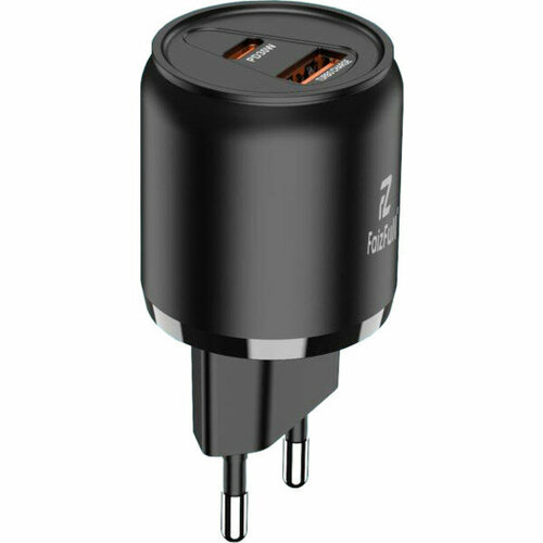 Сетевое зарядное устройство FaizFull без кабеля FC98 30W Черное