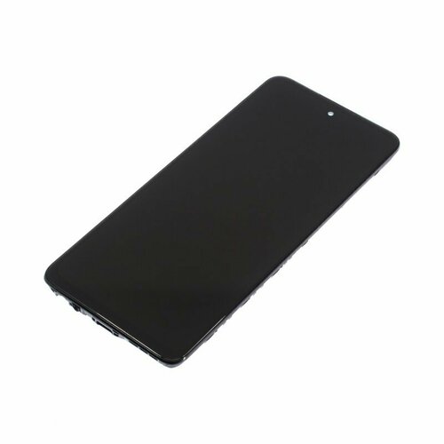 Дисплей для Motorola Moto G73 5G (в сборе с тачскрином) в рамке, черный, AAA дисплей для realme 7 5g в сборе с тачскрином в рамке черный aaa