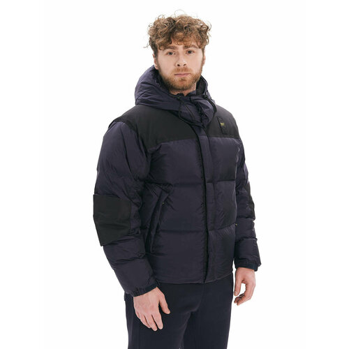 фото Пуховик blauer, размер m, синий