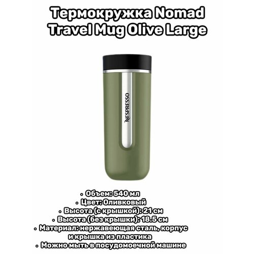 Термокружки Nespresso зеленый